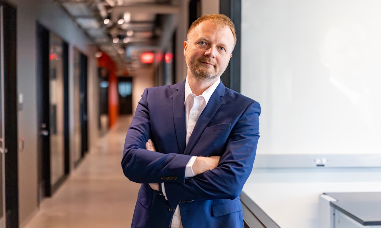 Igor Gorlatov, founder of Advisory5, in The Pearl Innovation District
