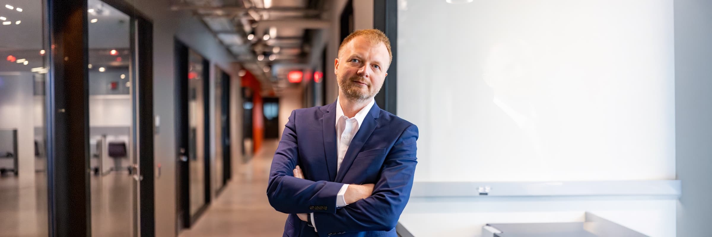 Igor Gorlatov, founder of Advisory5, in The Pearl Innovation District